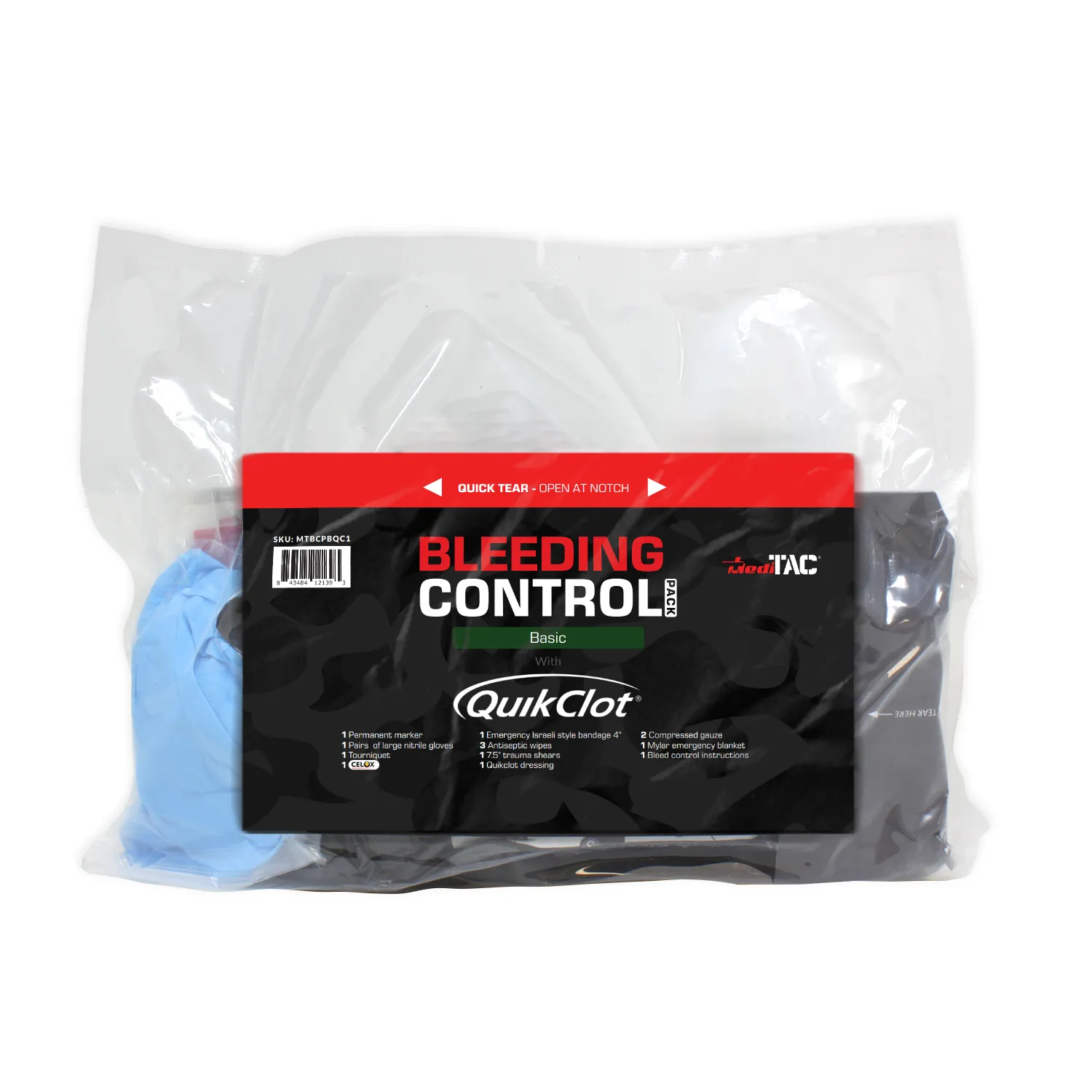 MediTac Bleeding Control Pack Basic with Celox