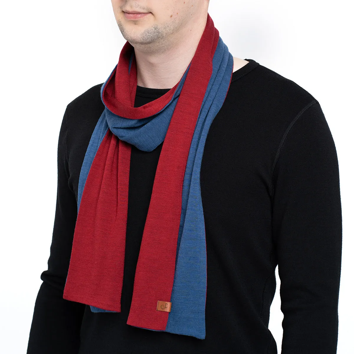 MENIQUE Scarf Denim/Royal Cherry