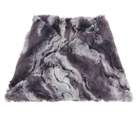 Men's Neck Warmer - Luxury Faux Fur in Muddy Waters