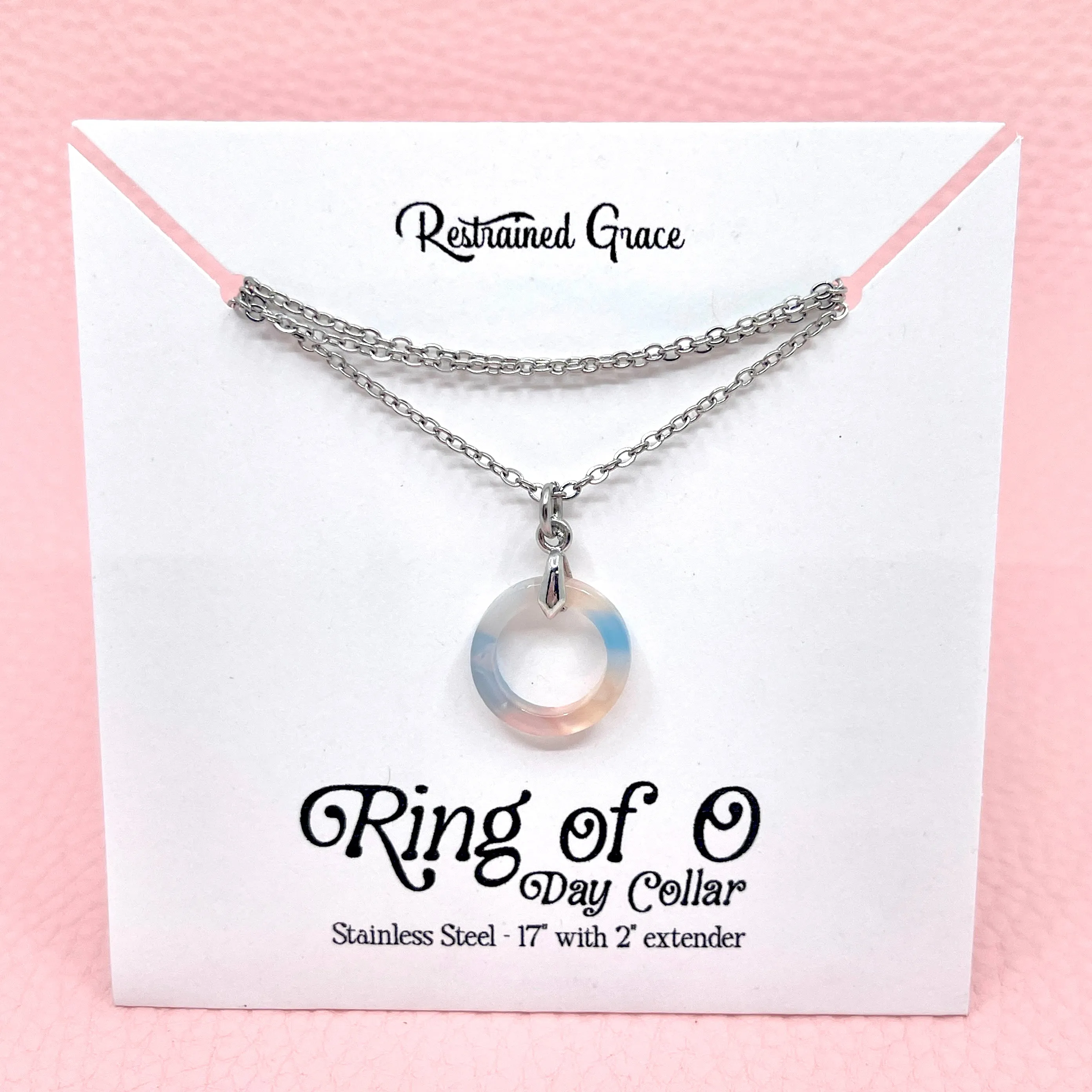 Mini Acetate Ring of O Day Collar - Pastel