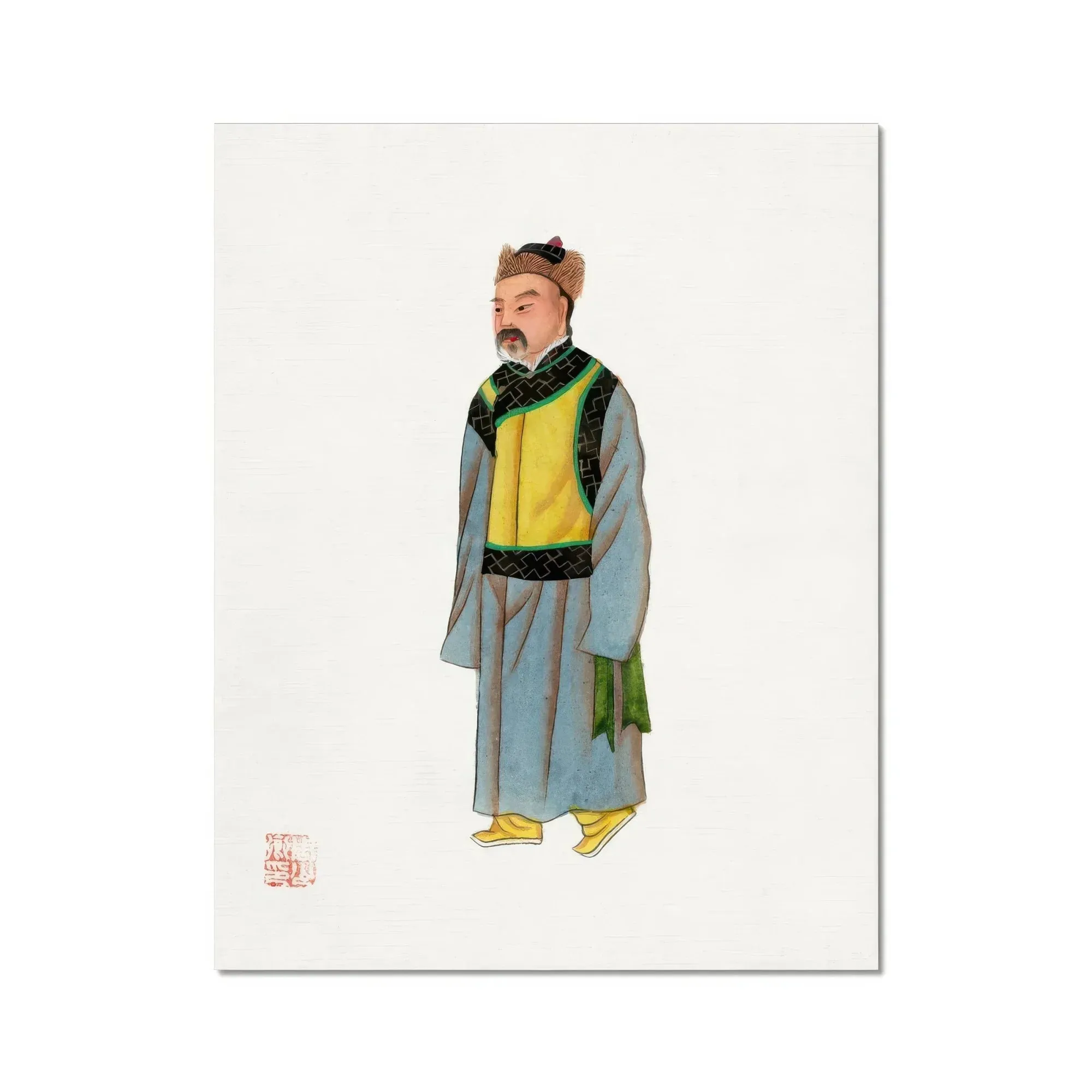 Mongolian Nobleman - Manchu Fashion Art Print