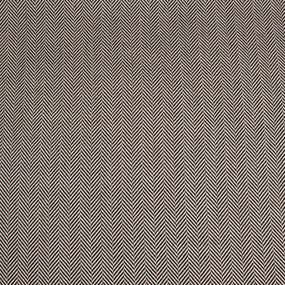 Monochrome Silver Laminated Double Sided Herringbone Wool