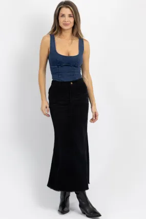 MONROE CORDUROY MAXI SKIRT