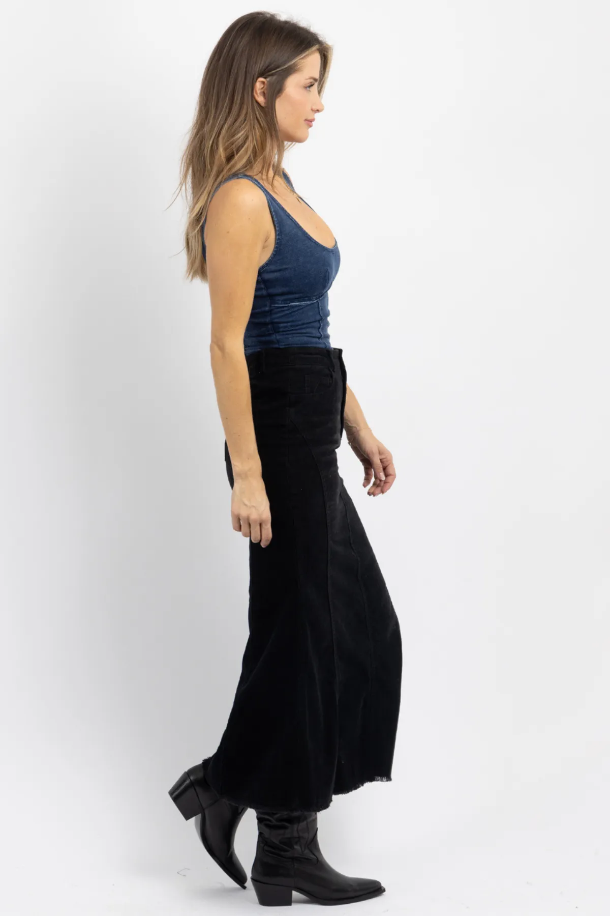 MONROE CORDUROY MAXI SKIRT