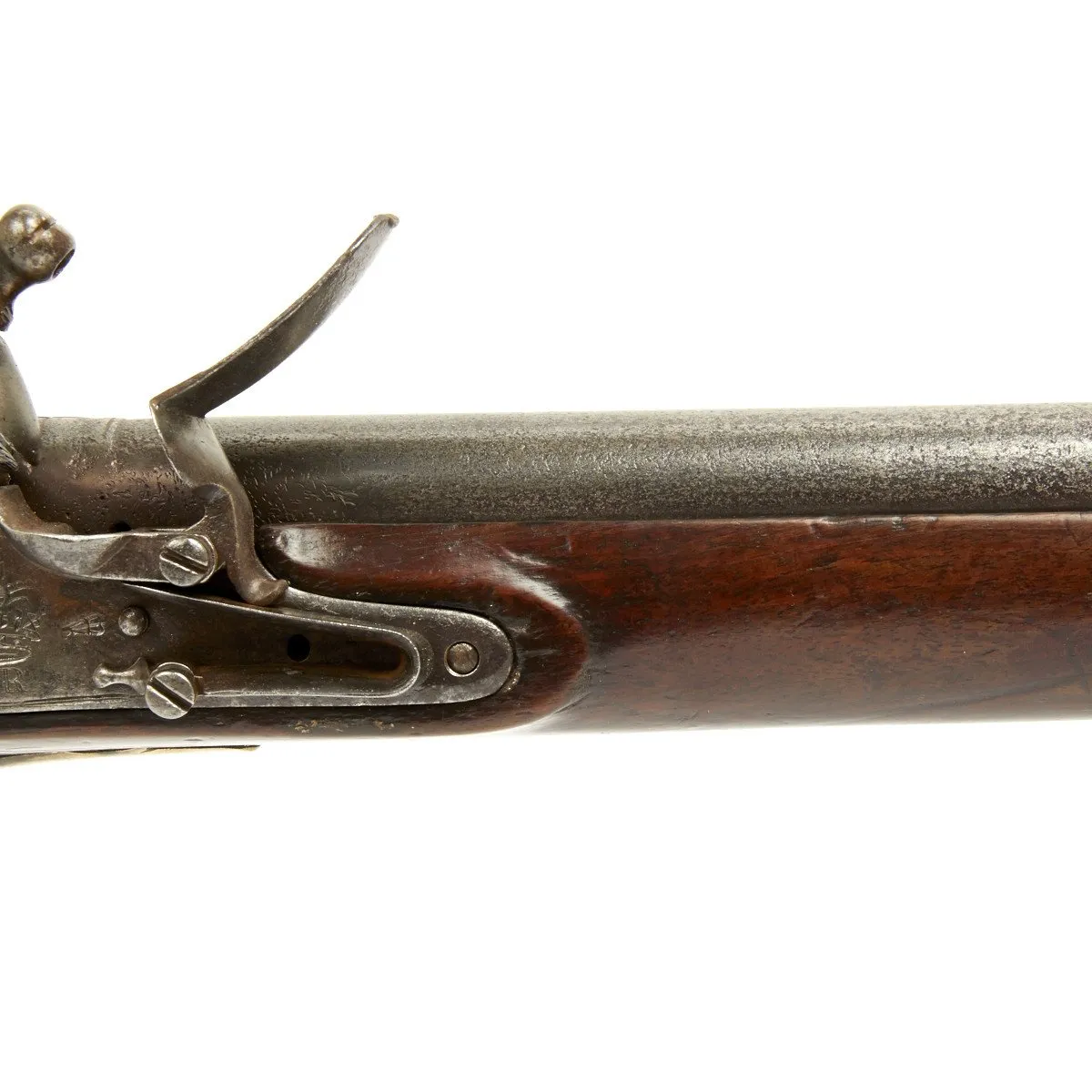 Original English India Pattern Brown Bess Flintlock Musket Marked to 71st Regiment