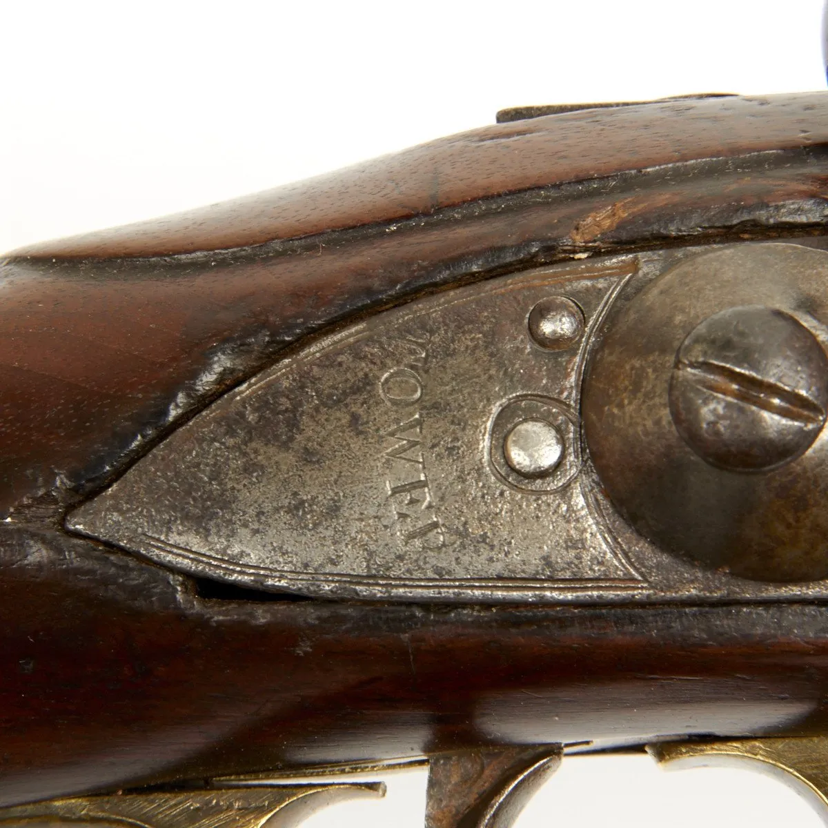 Original English India Pattern Brown Bess Flintlock Musket Marked to 71st Regiment