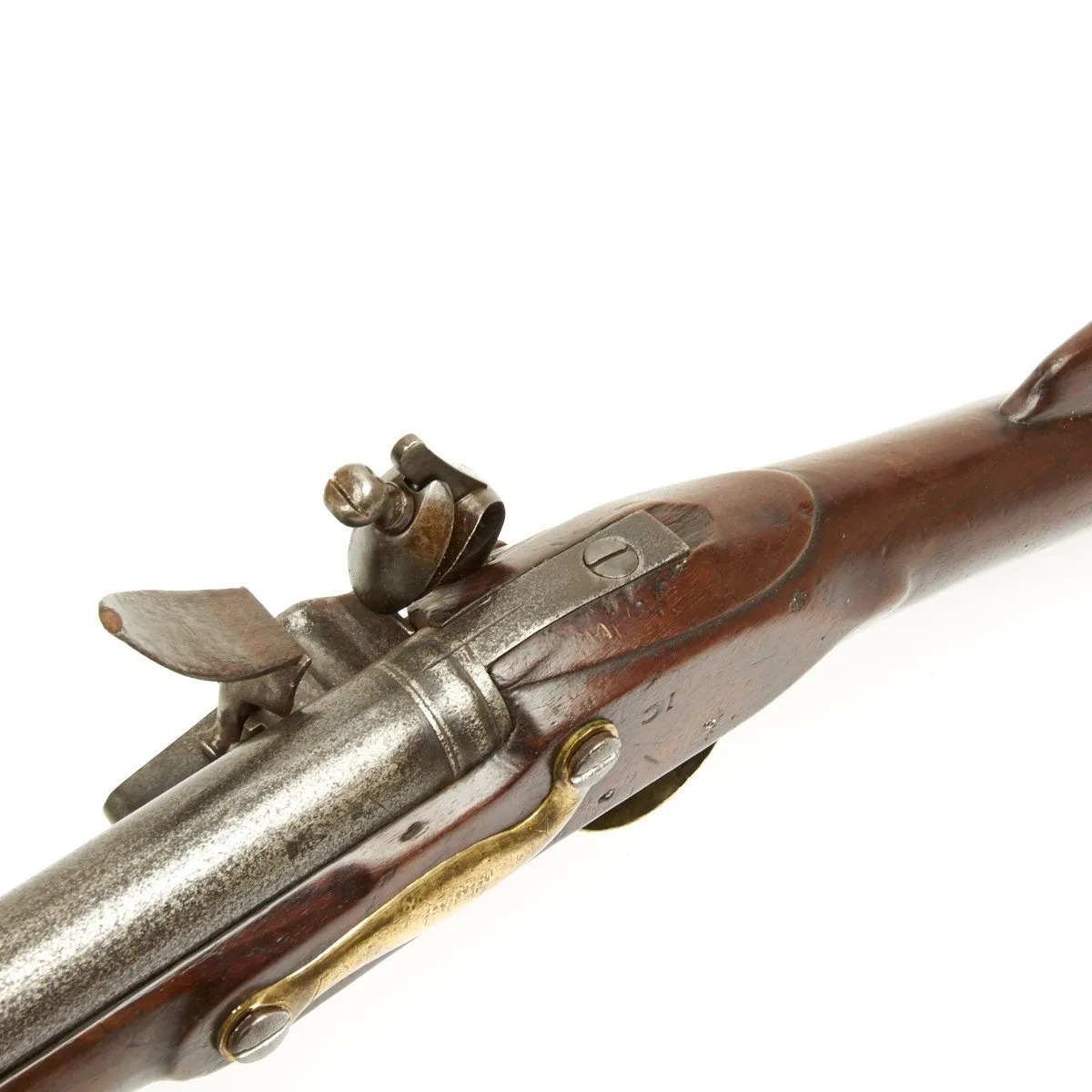 Original English India Pattern Brown Bess Flintlock Musket Marked to 71st Regiment