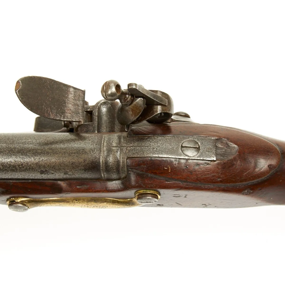 Original English India Pattern Brown Bess Flintlock Musket Marked to 71st Regiment