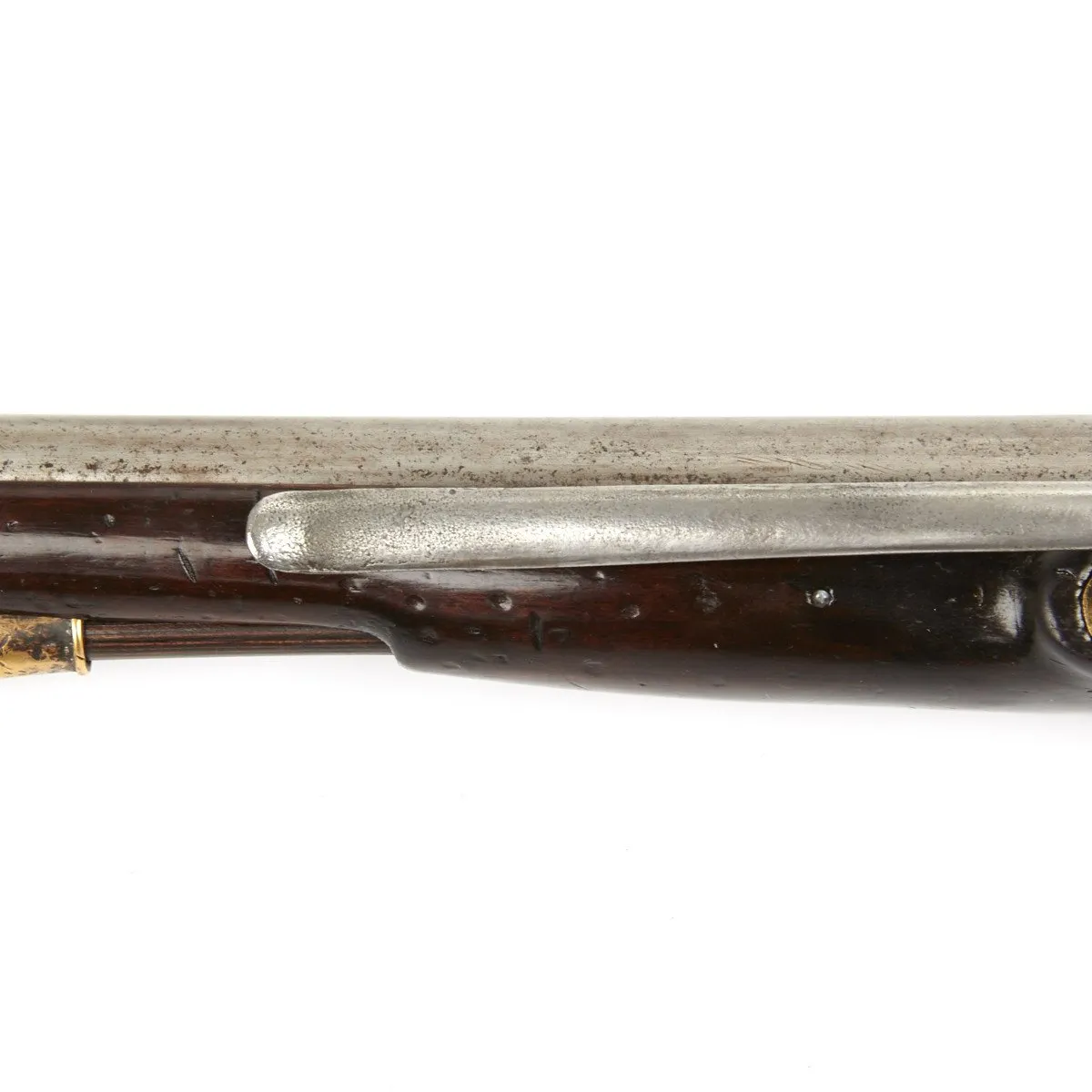 Original Napoleonic Wars British Sea Service Flintlock Pistol named to HMS CAESAR