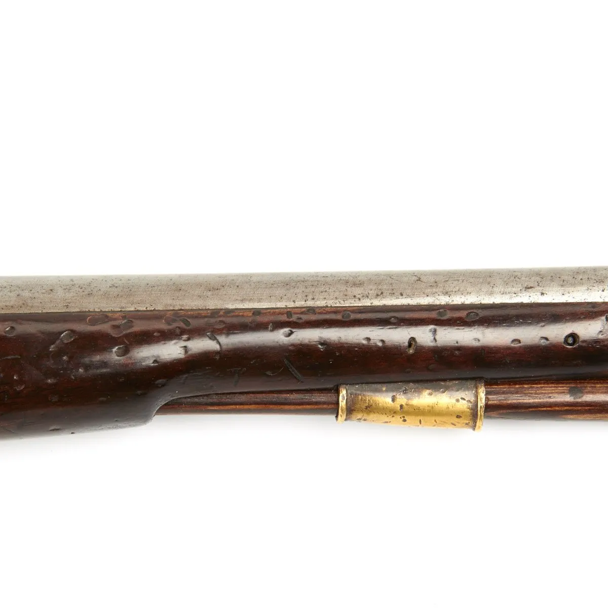 Original Napoleonic Wars British Sea Service Flintlock Pistol named to HMS CAESAR