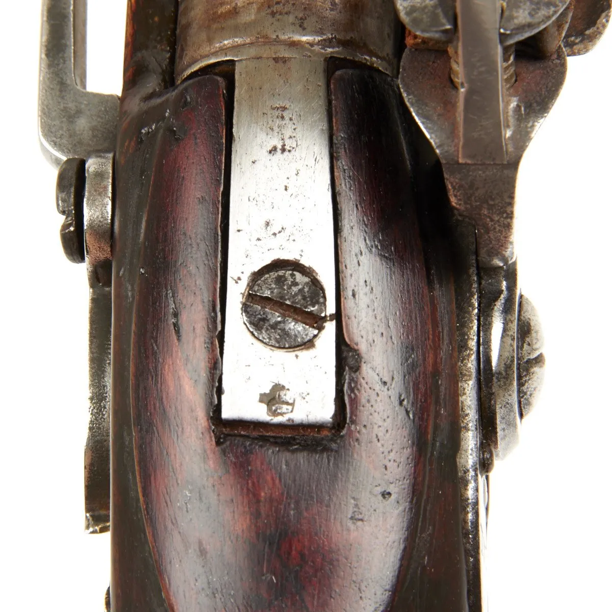 Original Napoleonic Wars British Sea Service Flintlock Pistol named to HMS CAESAR