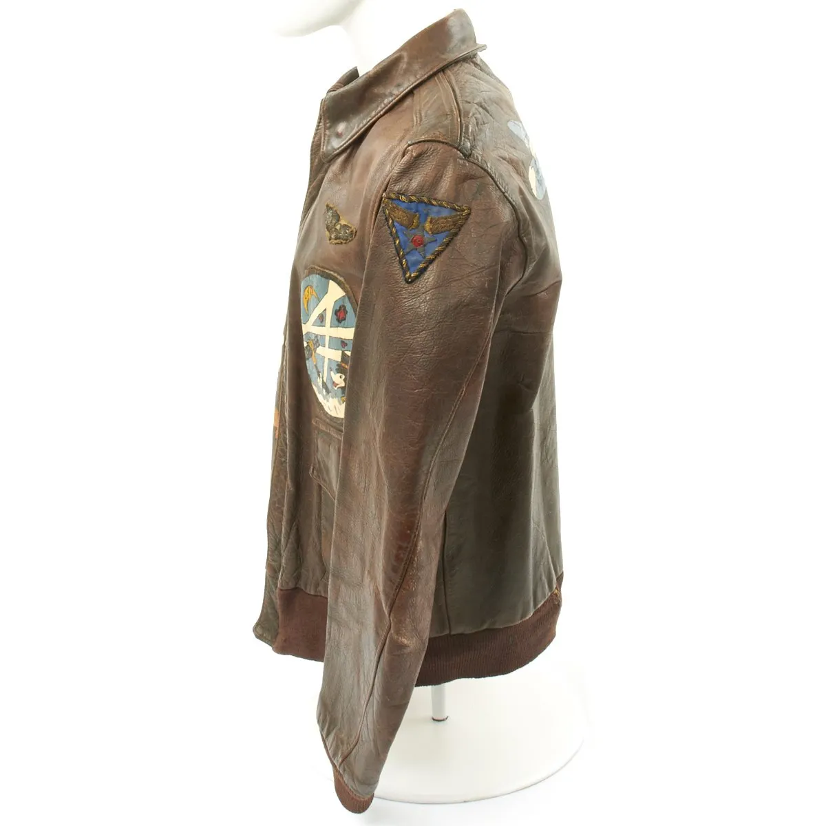 Original U.S. WWII Miss Burma 47th Bombardment Group A-2 Flight Jacket