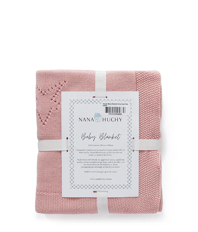 Personalised Baby Blanket - Star Pink