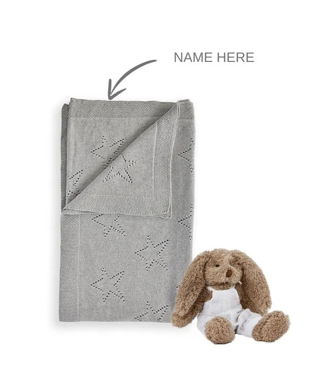 Personalised Grey Honey Bunny Bundle