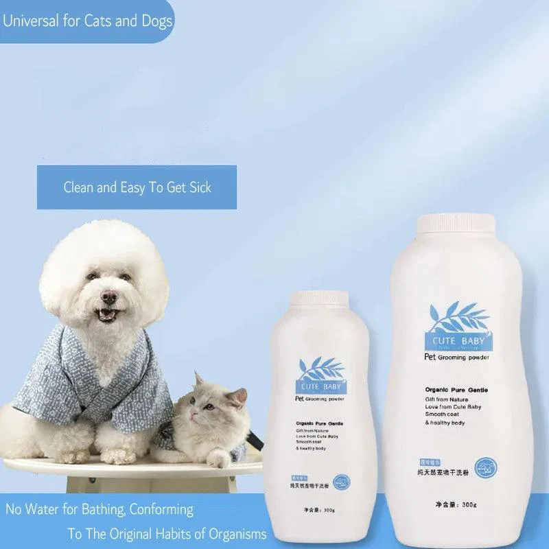 Pet Dry Cleaning Powder Non-Toxic Solution