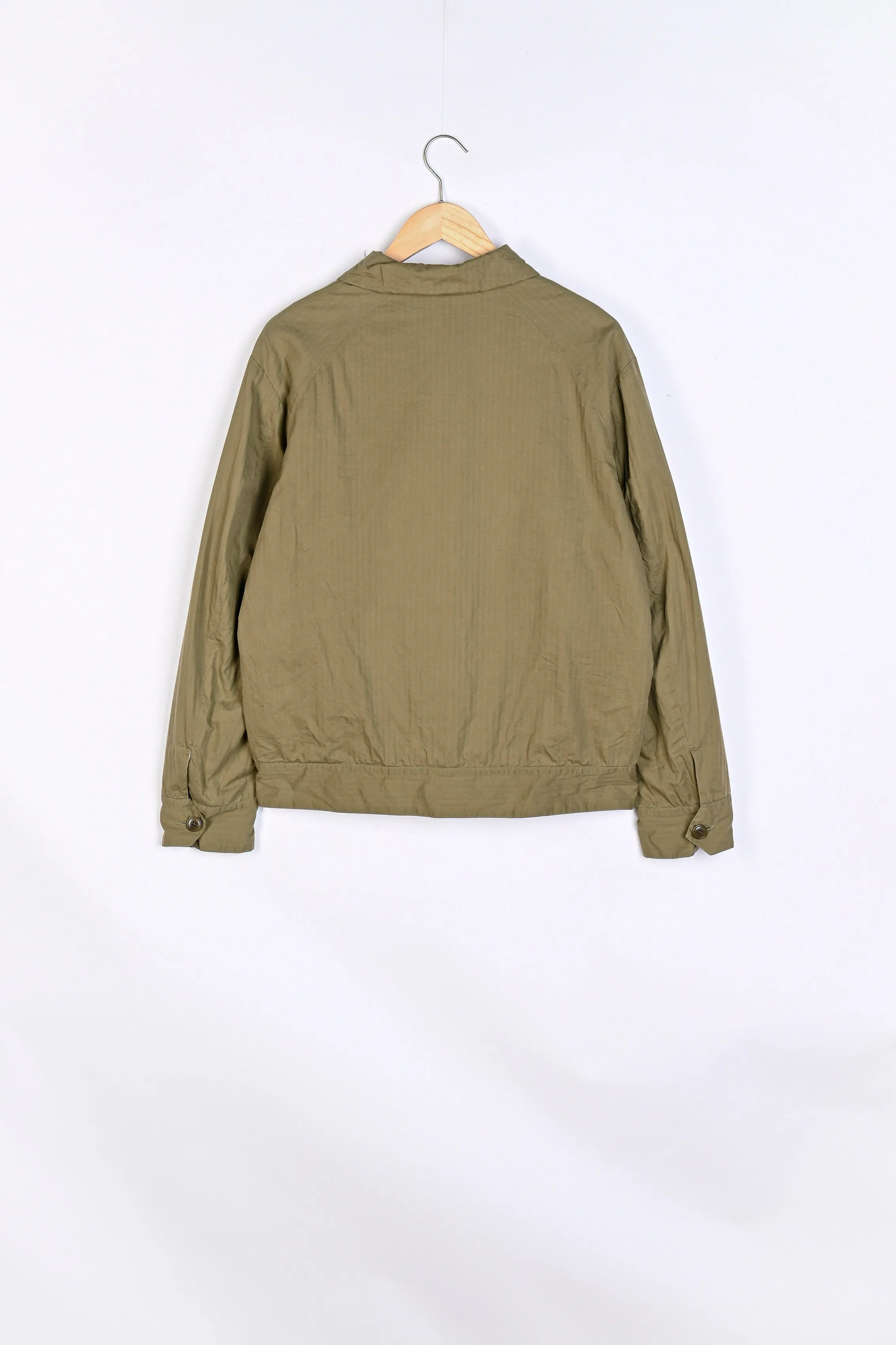 PETER BLOUSON -WAXY - KHAKI - OLIVE GREEN