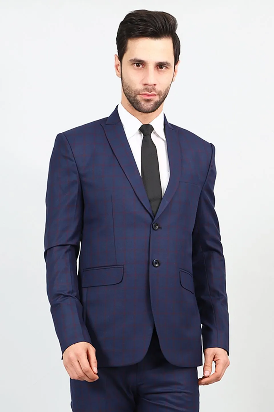 Poly Viscose Blue Blazer