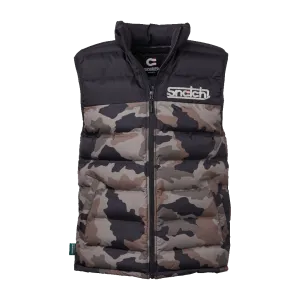 Puffer Vest Camo Army