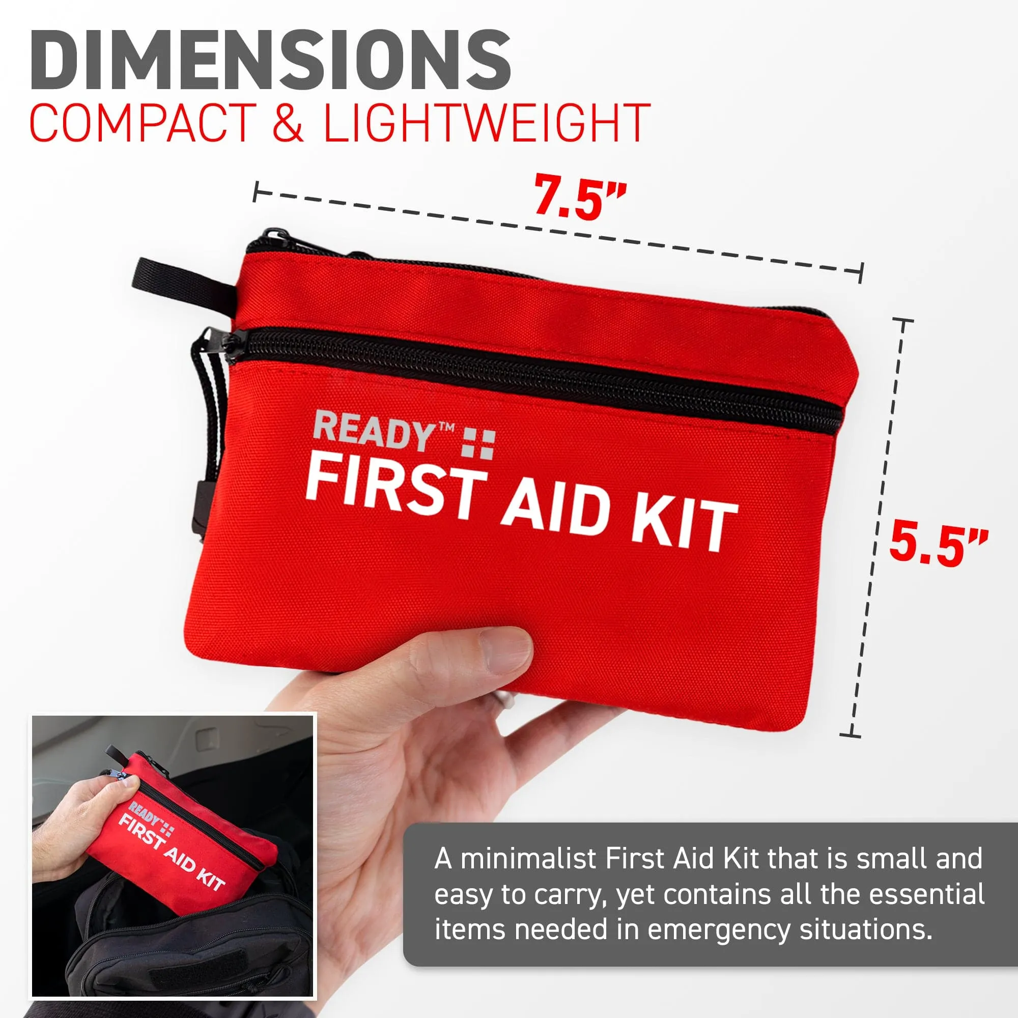 Ready First Aid - 107 Piece Small First Aid Kit