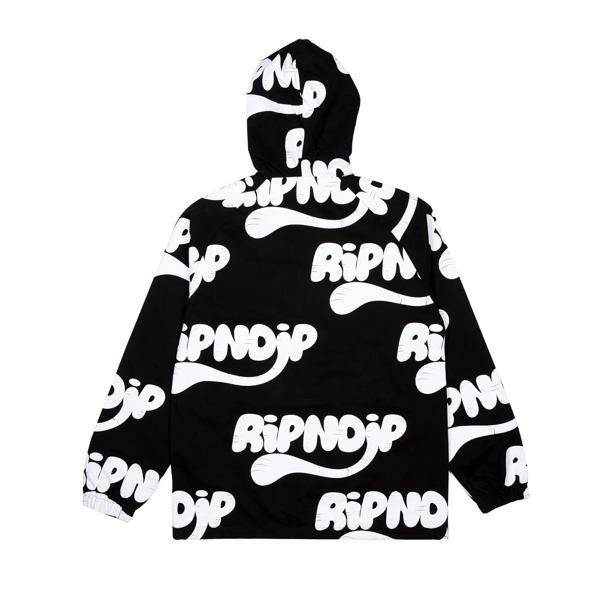 RIPNTAIL Hooded Coaches Jacket (Black)