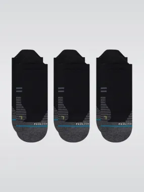 Run Light 3 Pack Socks - Black