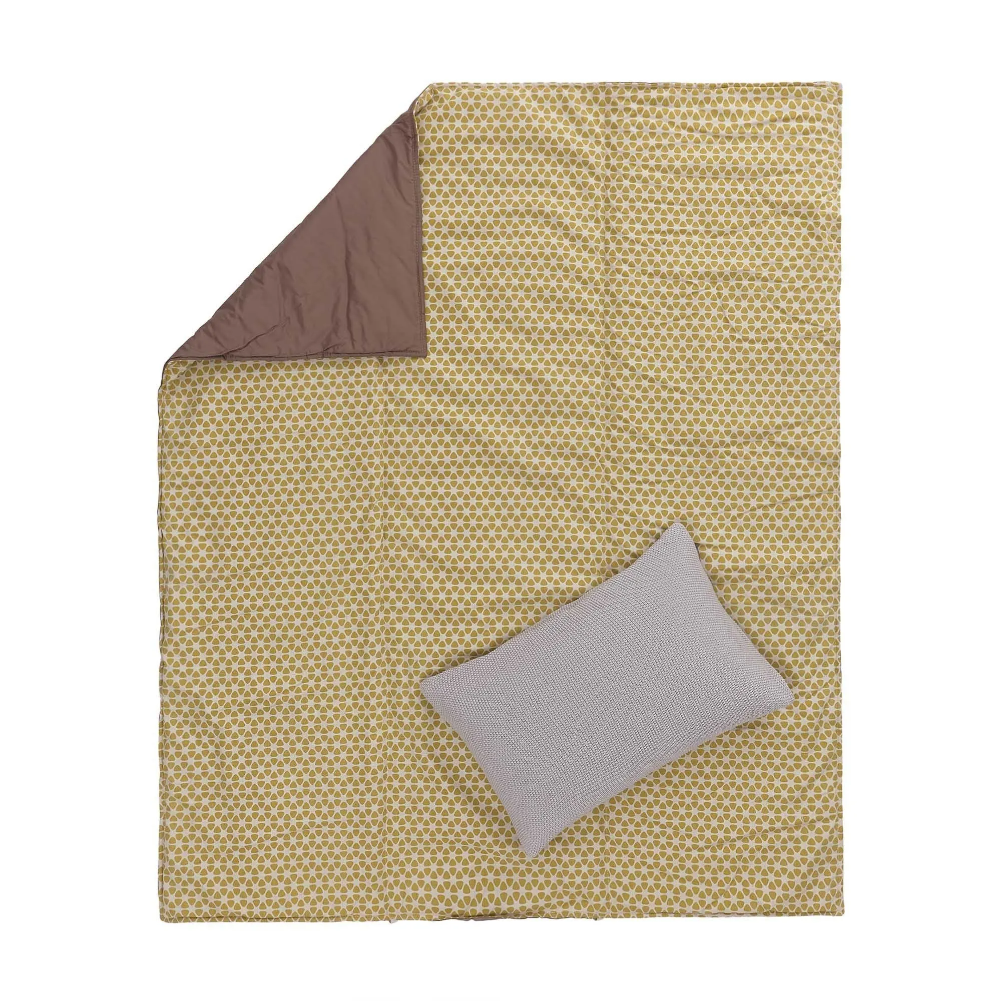 Saldanha Picnic Blanket [Mustard/Natural/Brown]