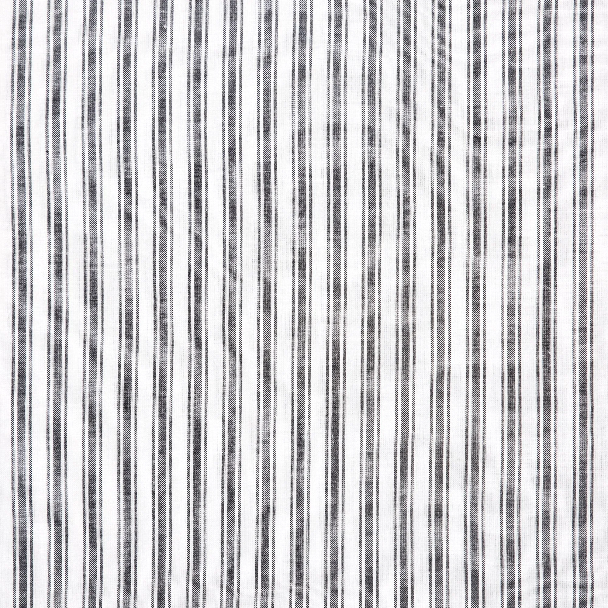 Sawyer Mill Black Ticking Stripe Queen Bed Skirt 60x80x16