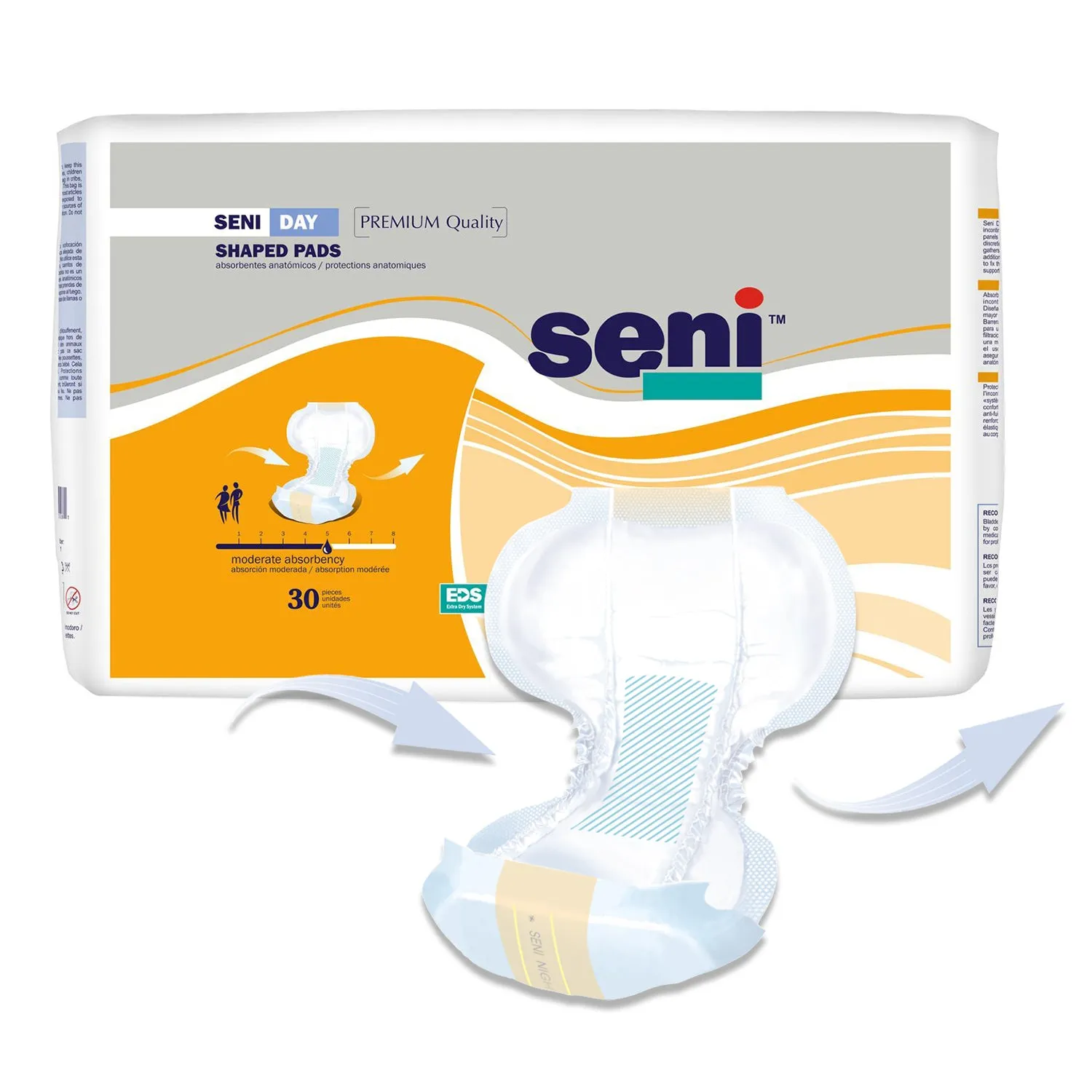 Seni Anatomical Shaped Pads for Day