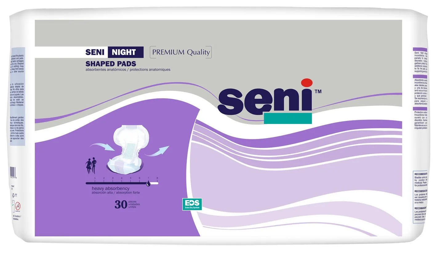 Seni Anatomical Shaped Pads for Night