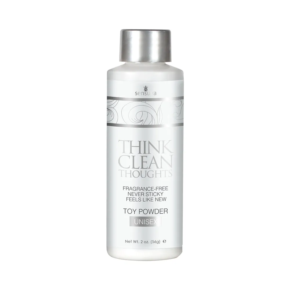 Sensuva Think Clean Thoughts Toy Powder 2 oz.