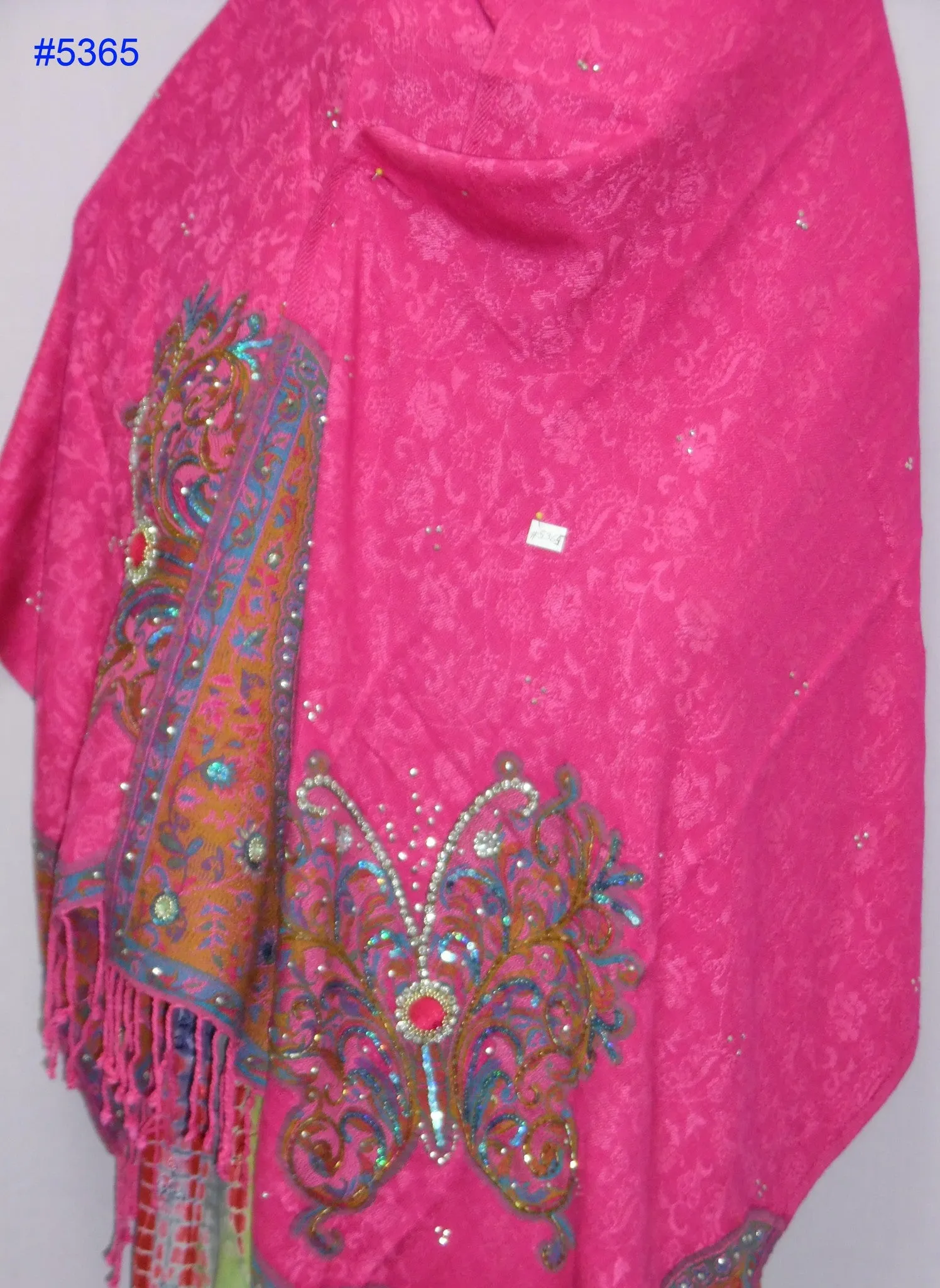 Shawl 5365 Winter Wear Pashmina Angora Kashmiri Shawl Wrap Shieno