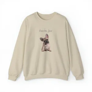 Stay Comfy with Frenchie Lover Women's Crewneck Sweatshirt