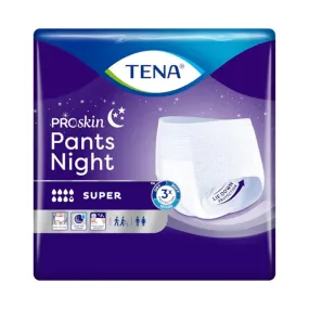 Tena Proskin Pants Night Super Large 10 - Comfortabele Nachtincontinentiebroekjes met Hoge Absorptie