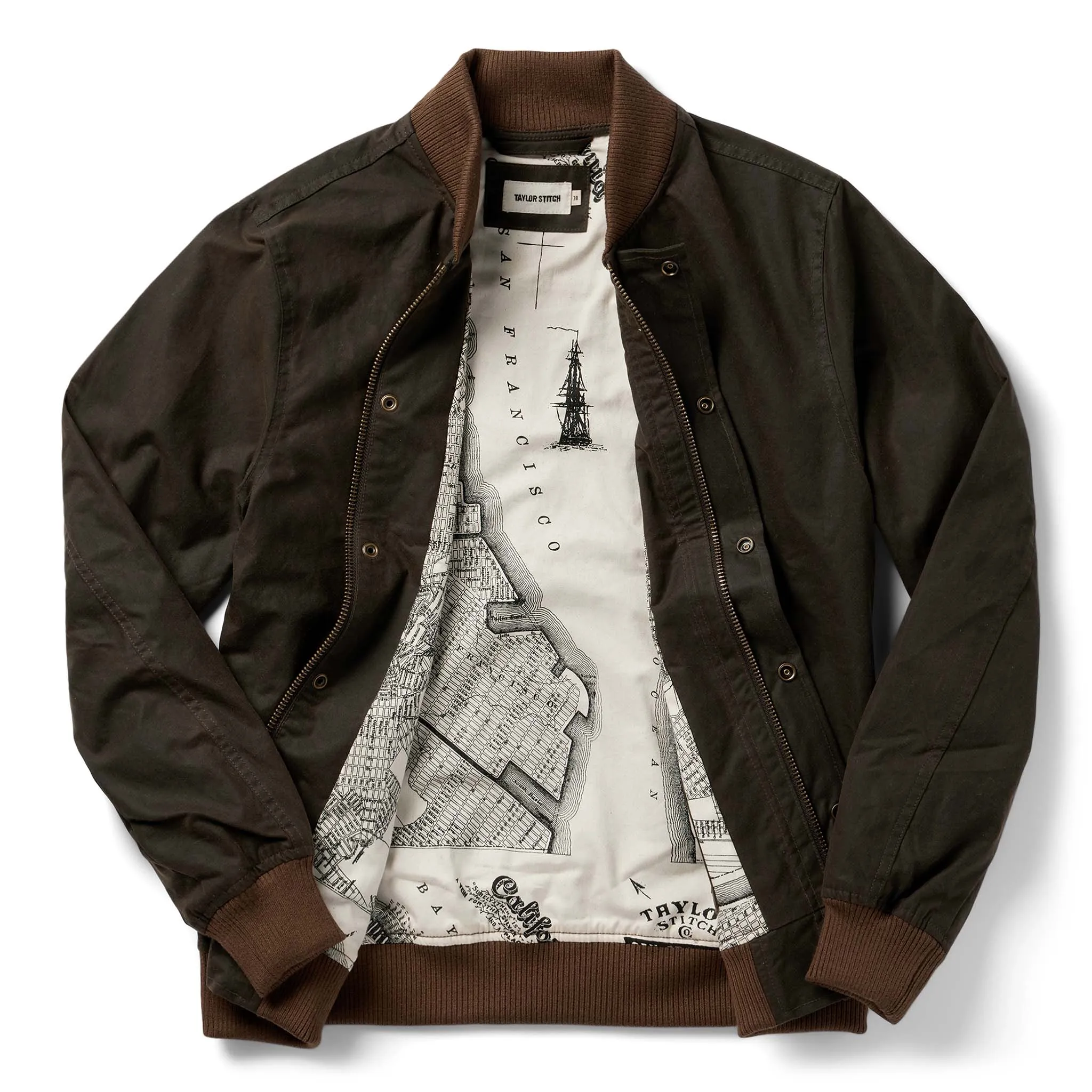 The Bomber Jacket in Bark EverWax