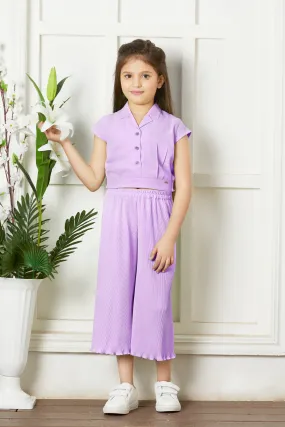 Tiny Baby Lilac Colored Culottes