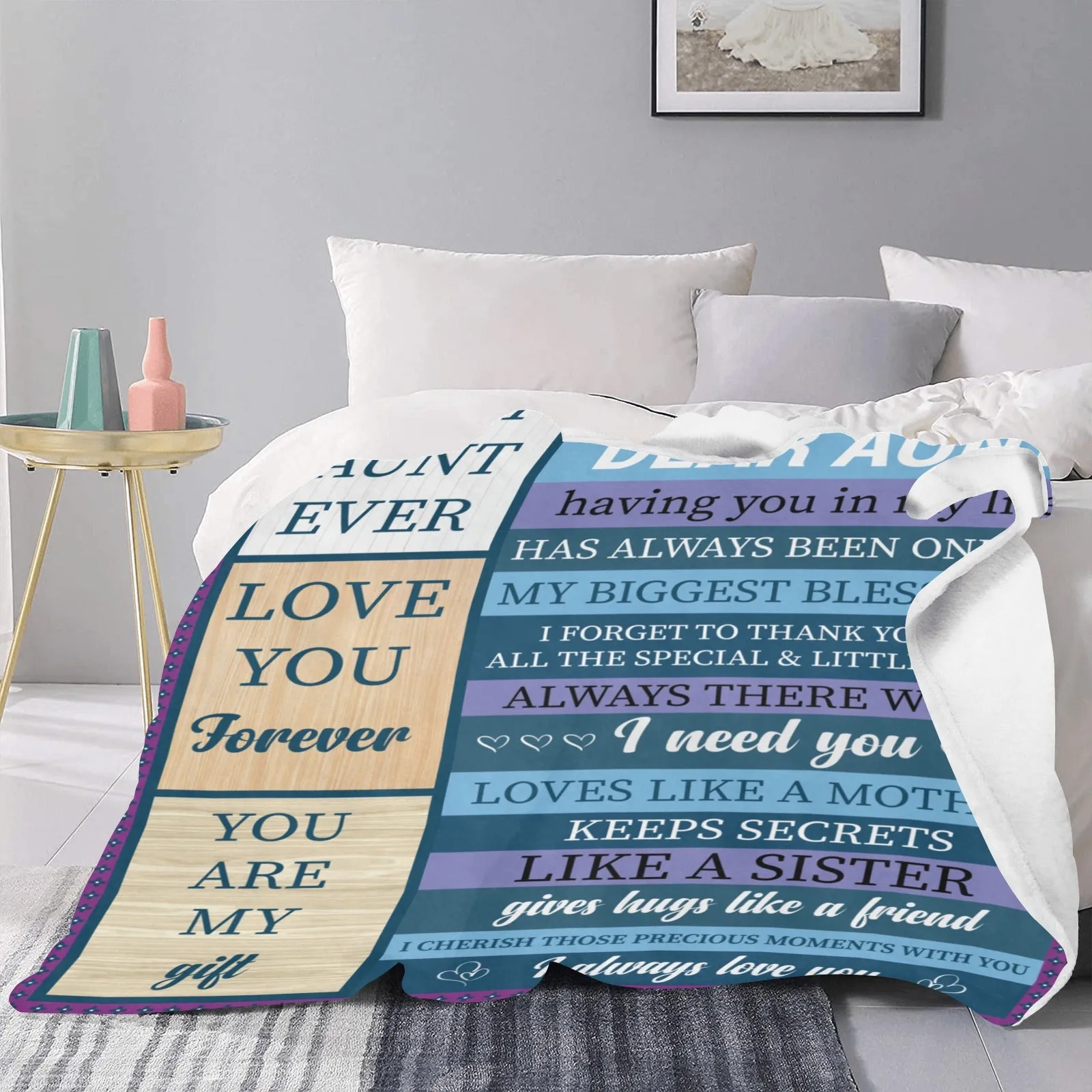 To my Dear Aunt Ultra-Soft Micro Fleece Blanket 50"x60" (Thick)