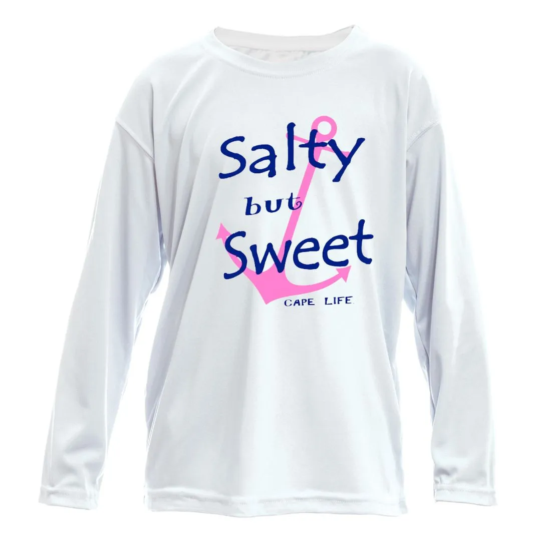 Toddler Salty But Sweet Sun Shirt - UPF50 Sun Protection Beach Shirt