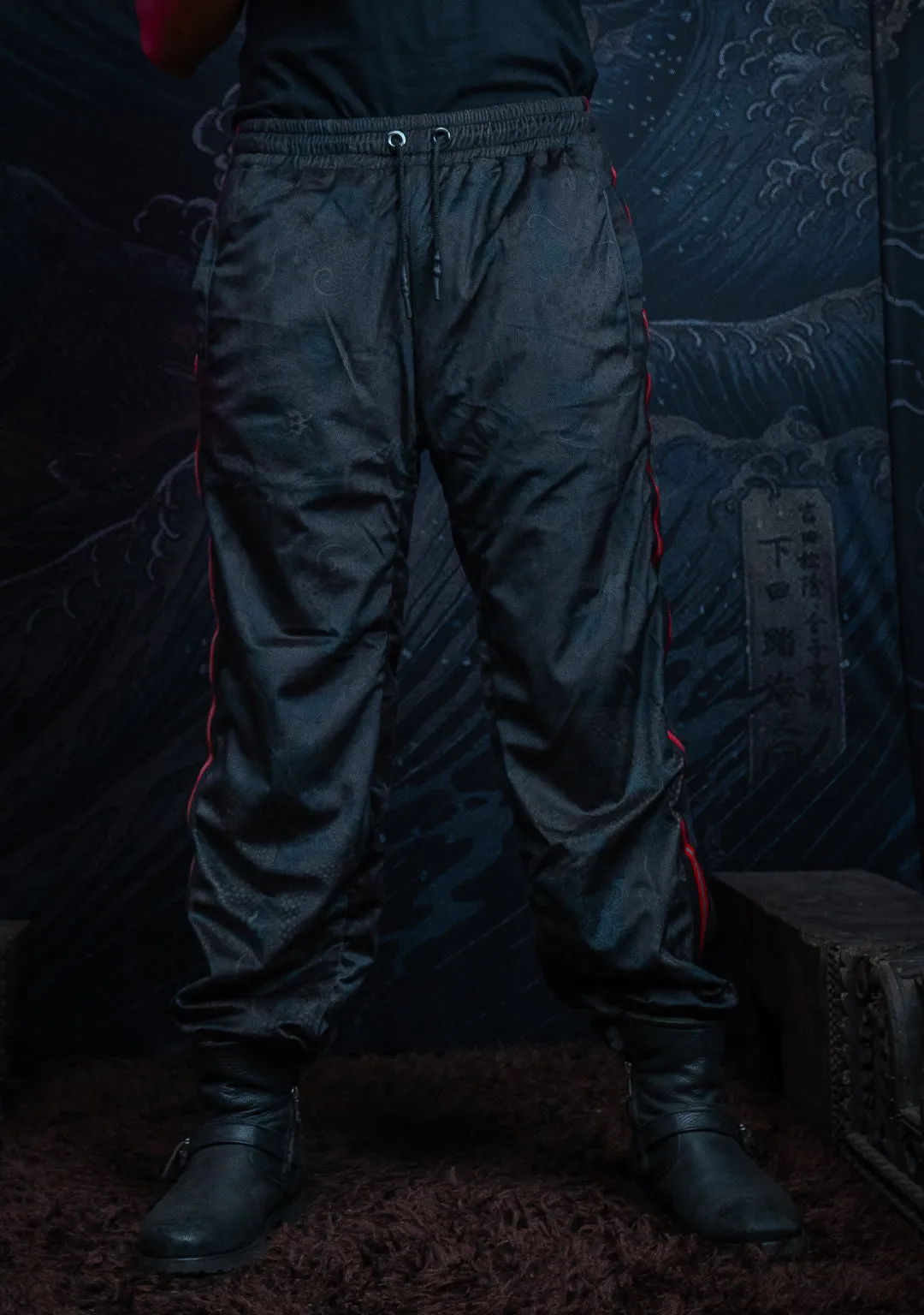 Tracksuit Pants Men / Velvet Fawn Red Line - DRAGONS