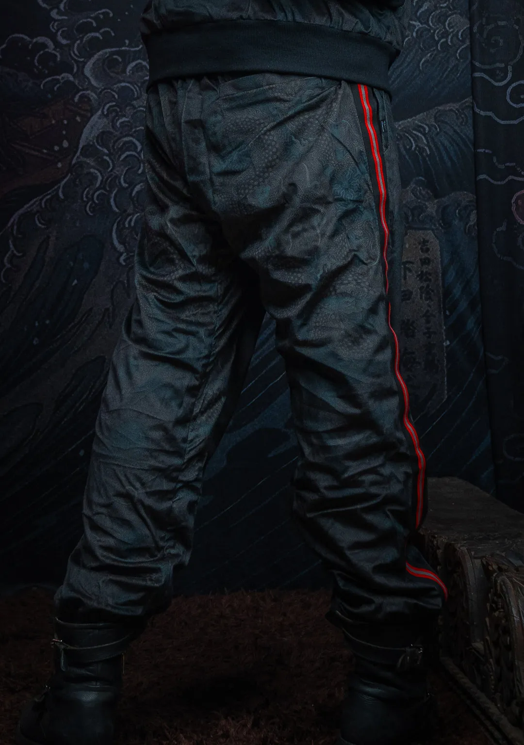 Tracksuit Pants Men / Velvet Fawn Red Line - DRAGONS