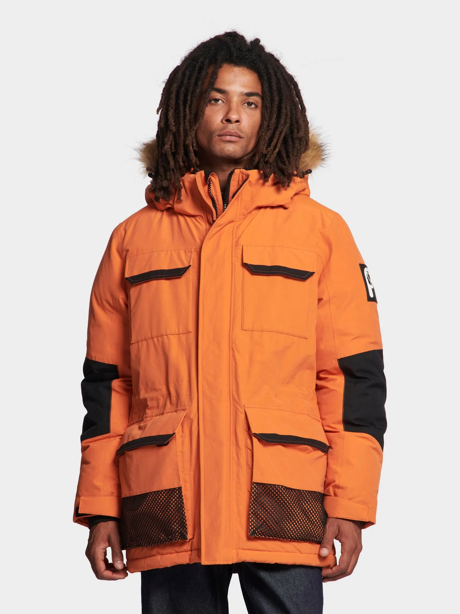 Ultimate Winter Parka Jacket in Burnt Orange