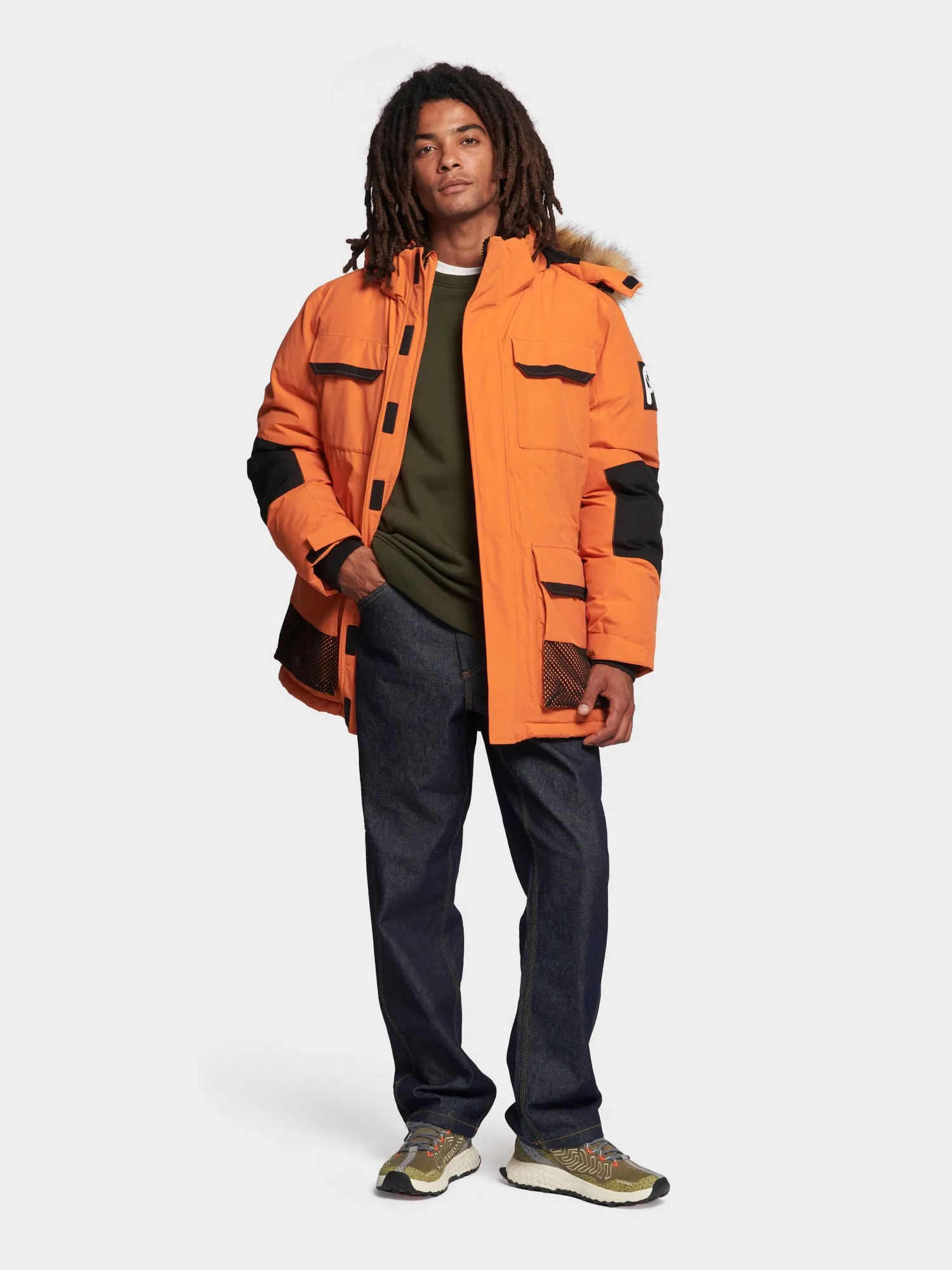 Ultimate Winter Parka Jacket in Burnt Orange