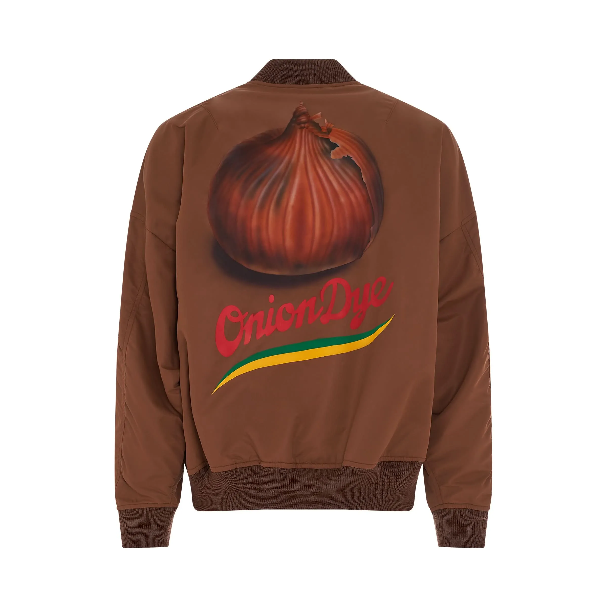 Vegetable Dyed MA-1 Bomber Jacket in Onion