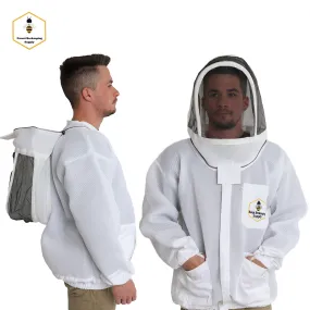 Ventilated Ultralight Beekeeping Jacket with Veil