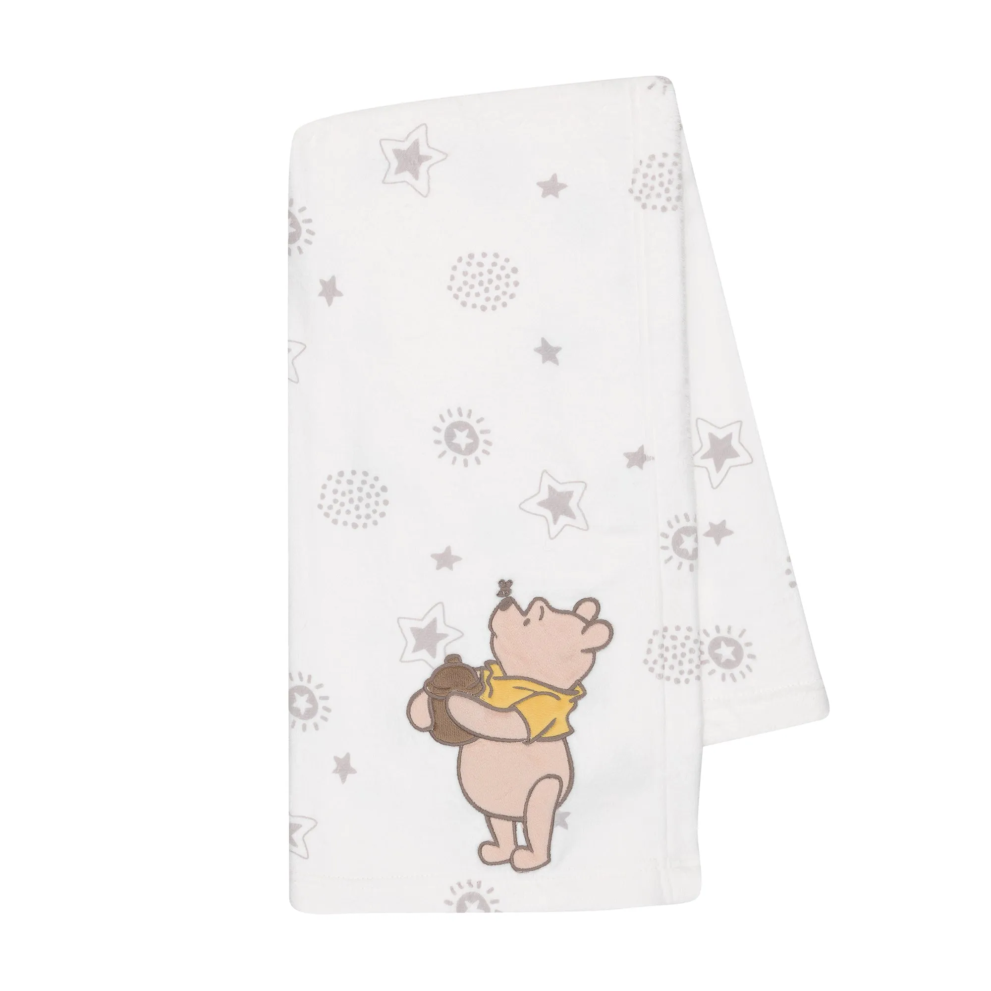 WINNIE THE POOH Appliqued Baby Blanket