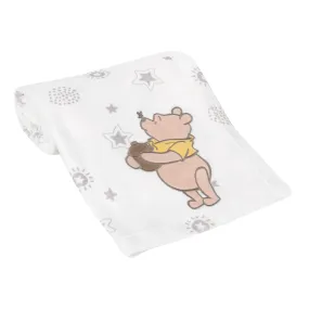 WINNIE THE POOH Appliqued Baby Blanket