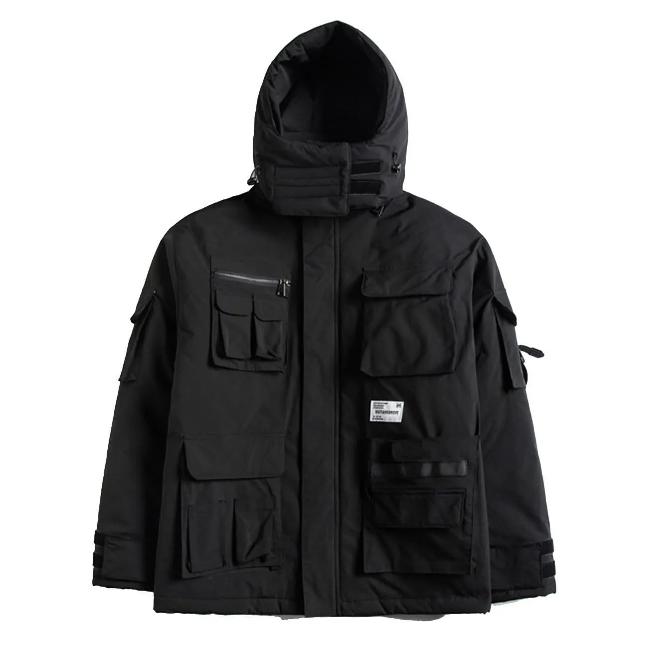 WLS Removable Multi Pockets Winter Coat