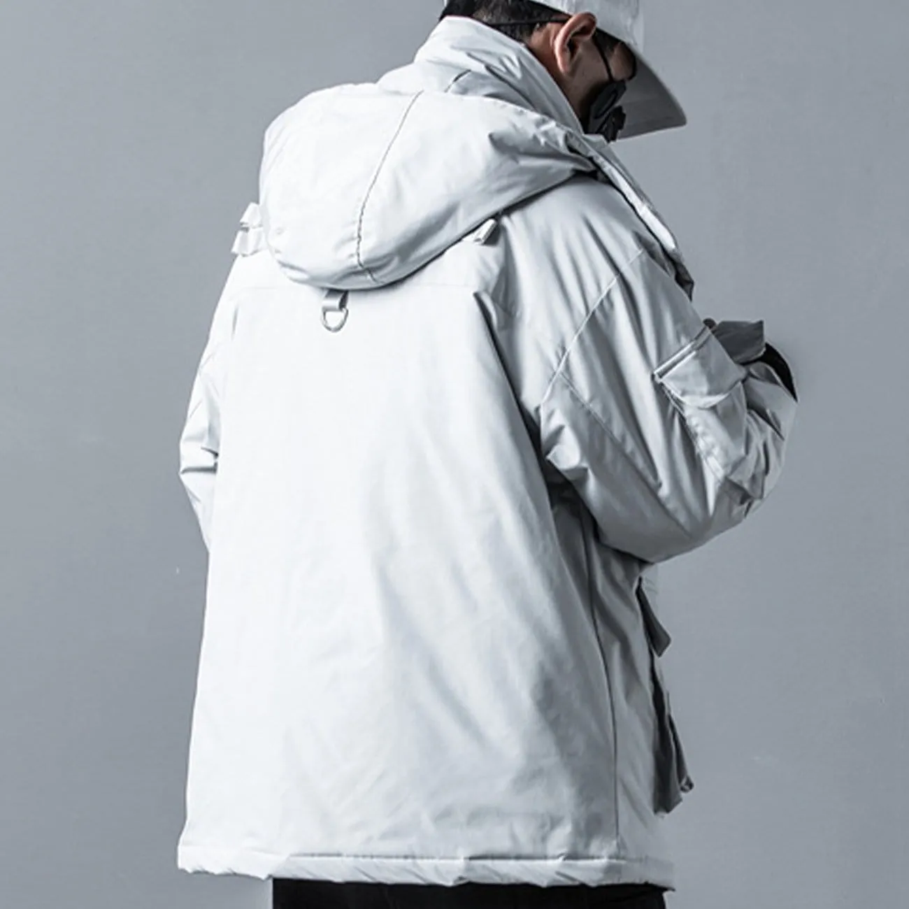 WLS Removable Multi Pockets Winter Coat