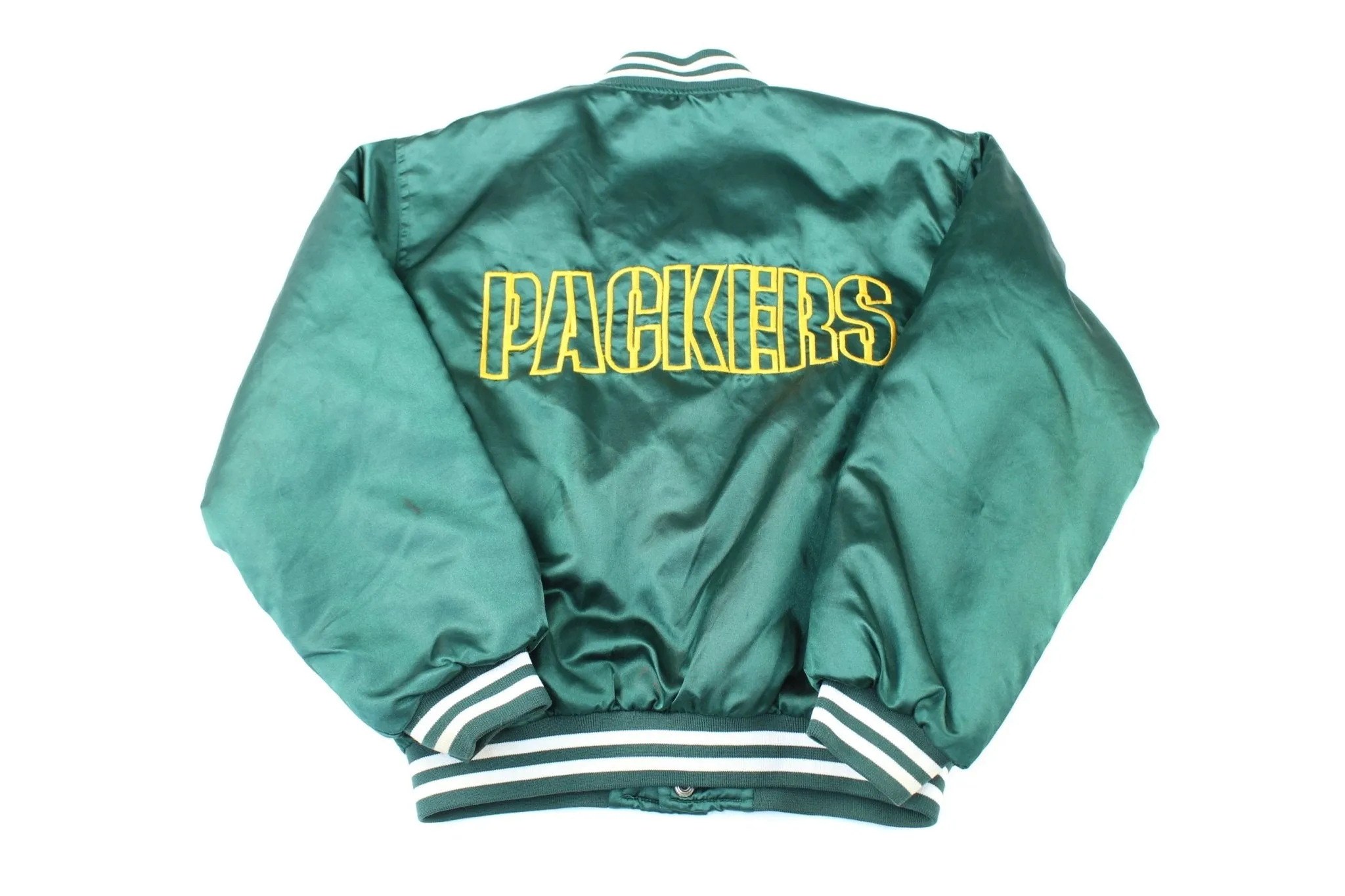 Youth Green Bay Packers Embroidered Bomber Jacket