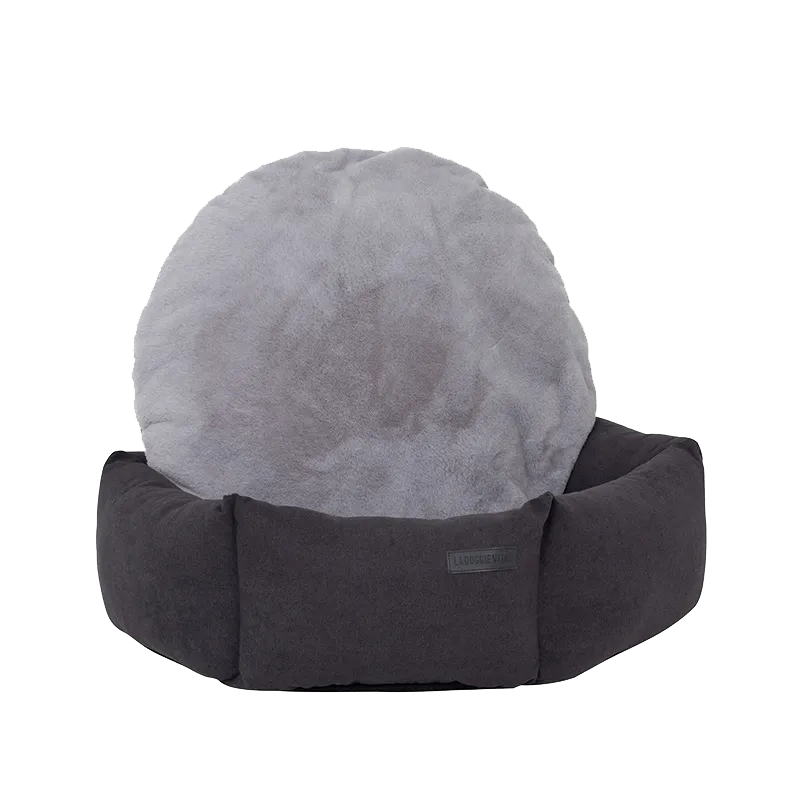 Zip Off Hexagonal Charcoal Sofa Bed with Removable Parts